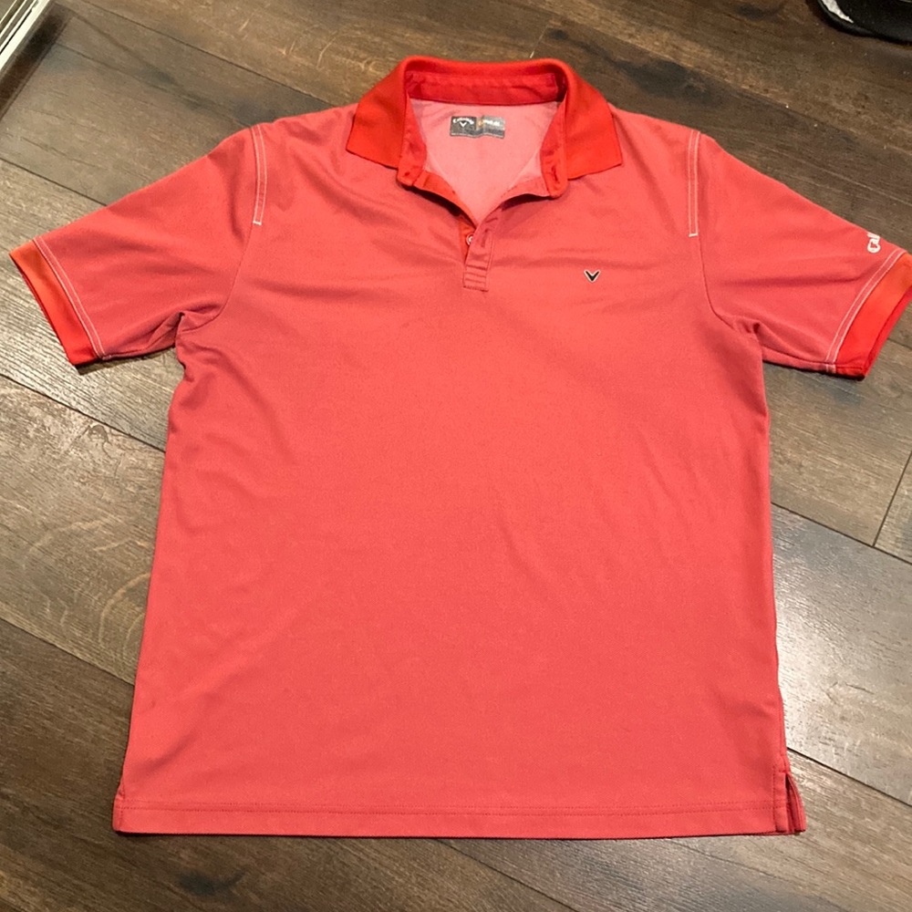 Red Callaway golf polo (M)